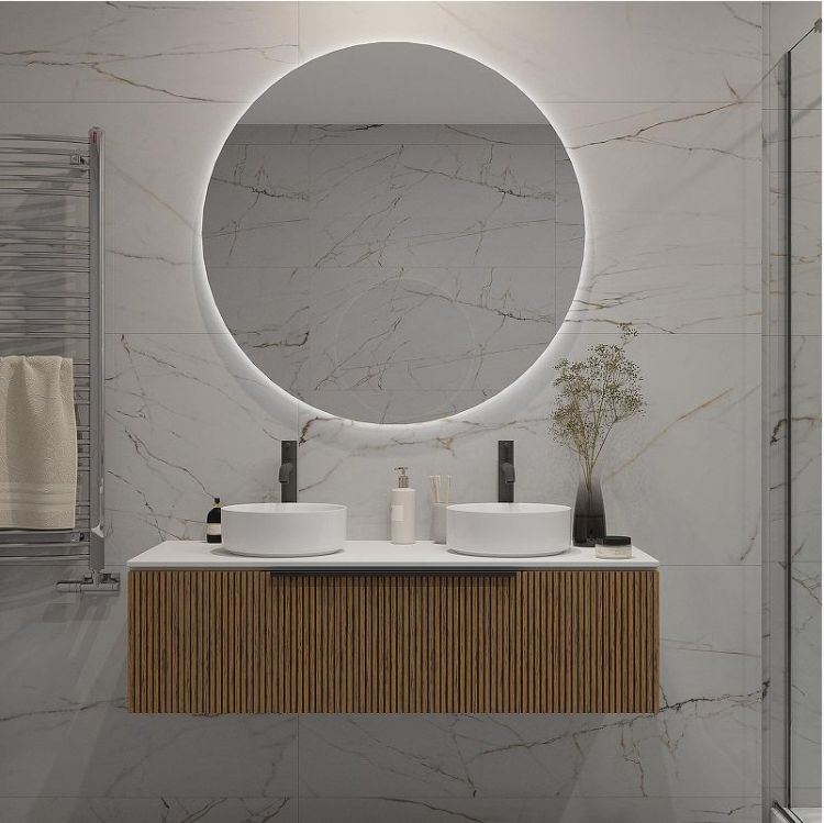 Зеркало ЗОВ 100 ZD100 с подсветкой с сенсорным выключателем