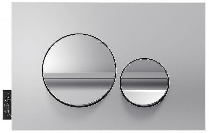 Клавиша смыва Jacob Delafon E20859-CP-MTC Хром глянцевый Хром матовый