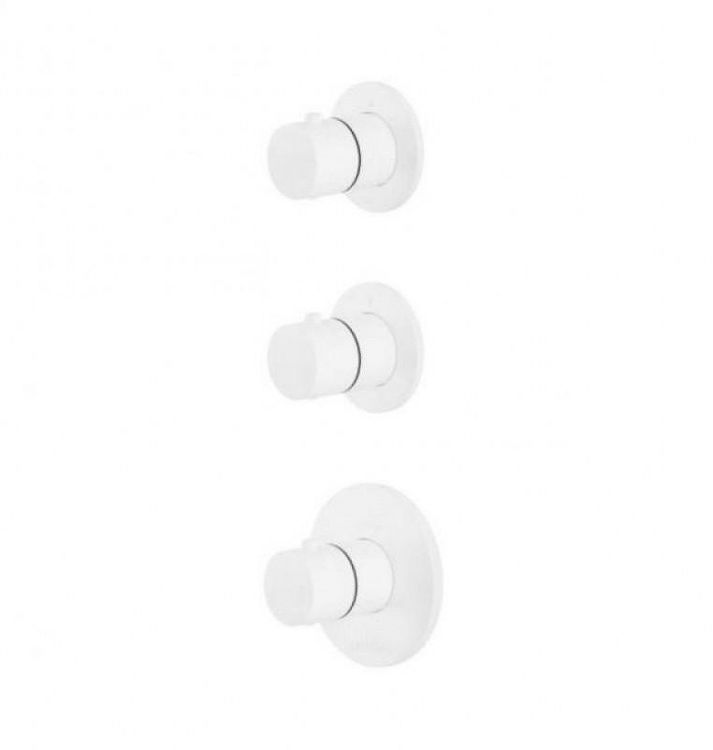 Смеситель для душа Paffoni Modular Box MDE018BO с термостатом цвет Белый матовый Смеситель для душа Paffoni Modular Box MDE018BO с термостатом цвет Белый матовый