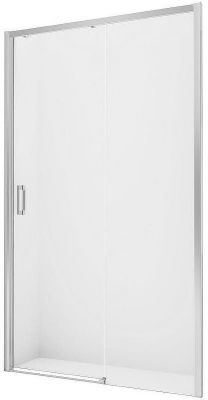 Душевая дверь New Trendy Prime Chrome 160 R D-0311A профиль Хром стекло прозрачное