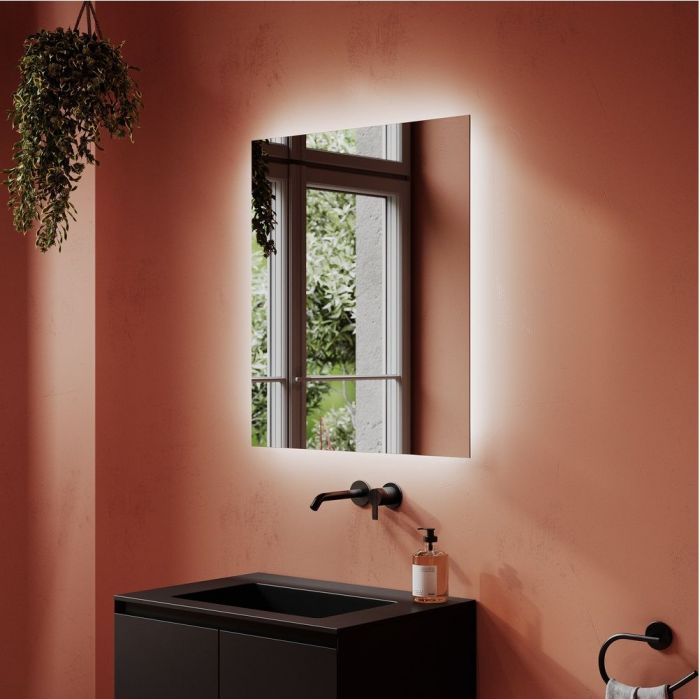 Зеркало SANCOS с подсветкой Square, 700х800, SQ700