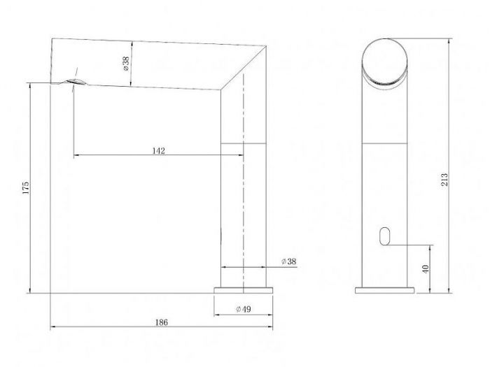 Смеситель для раковины Abber Perfekte 316 AF8A101BGS цвет Золото брашированное