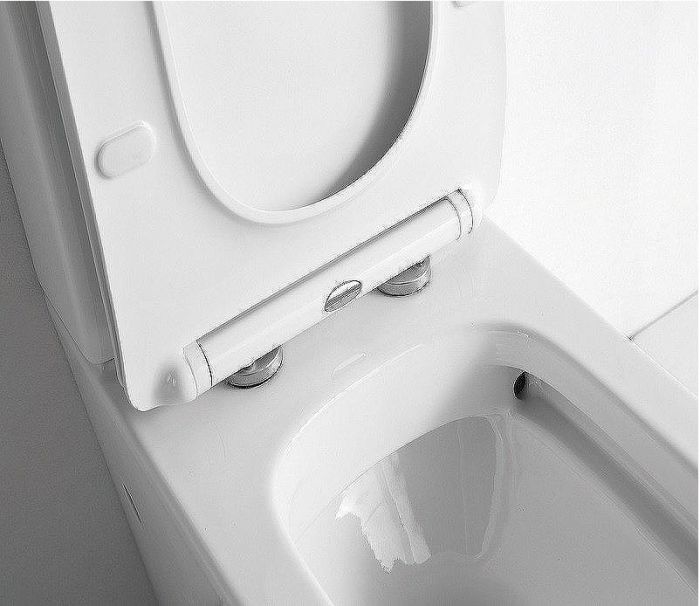 Унитаз компакт CeramaLux TR2170 с бачком и сиденьем Микролифт