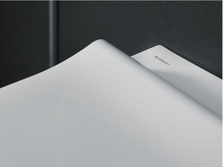 Унитаз Geberit Smyle Square 500.683.01.1 подвесной с сиденьем Микролифт