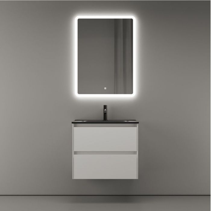 Тумба подвесная SANCOS под раковину Cento,белый глянец 590х450х500, CN60W