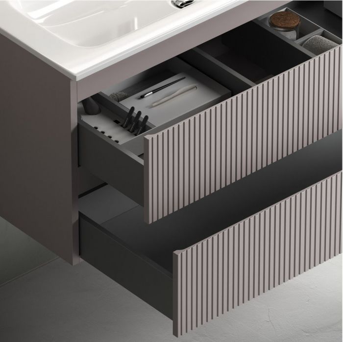 Тумба подвесная SANCOS под раковину Snob T, Doha Soft 590х445х500, SNT60SM