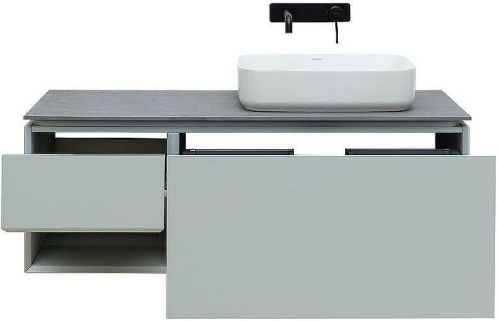 Тумба под раковину Allen Brau Infinity 120 R 1.21008.PWM подвесная Папирус матовый