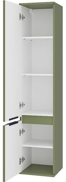 Шкаф пенал Brevita Enfida 35 L ENF-05035-0801L Зеленый матовый