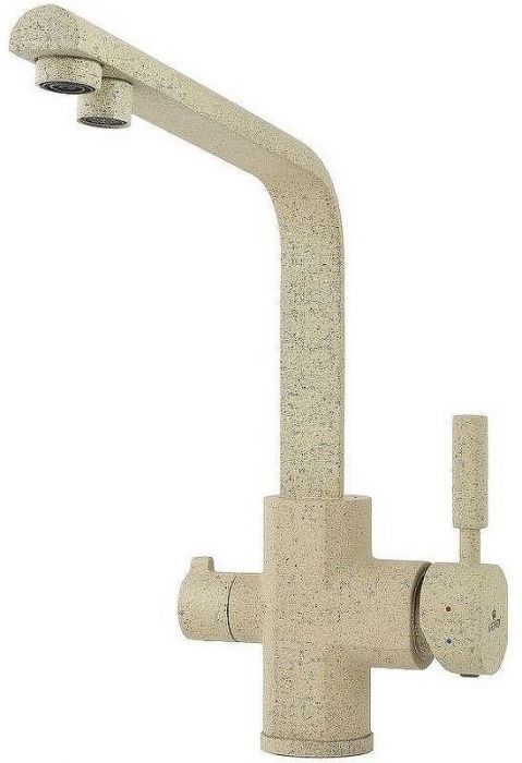 Смеситель для кухни Kaiser Decor 40144-16 Песочный мрамор