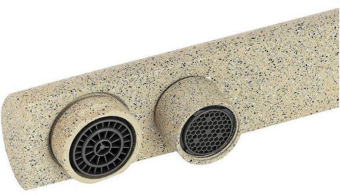 Смеситель для кухни Kaiser Decor 40144-16 Песочный мрамор