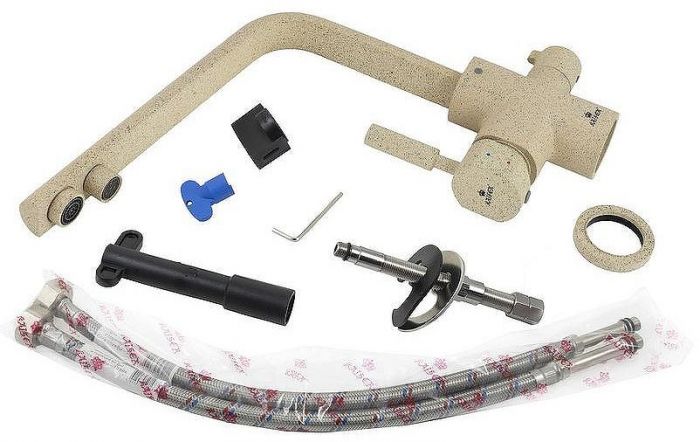 Смеситель для кухни Kaiser Decor 40144-16 Песочный мрамор