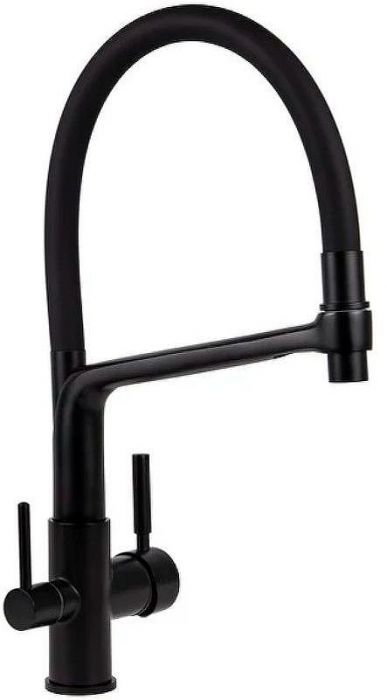 Смеситель для кухни Viko V-5602 Черный матовый