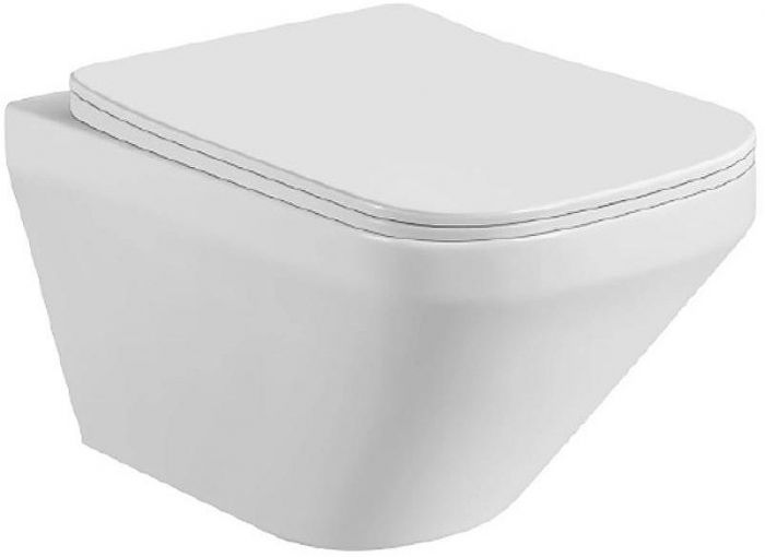 Комплект унитаза с инсталляцией Aquatek Set Aquatek Лира-012 4в1 с сиденьем Микролифт и Черной матовой клавишей смыва