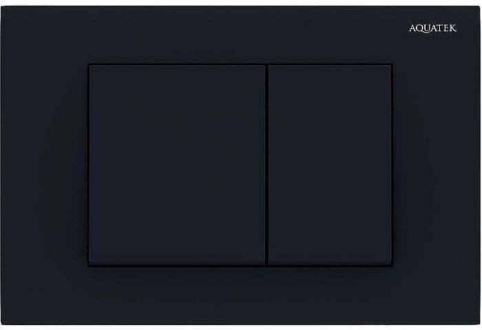 Комплект унитаза с инсталляцией Aquatek Set Aquatek Лира-012 4в1 с сиденьем Микролифт и Черной матовой клавишей смыва