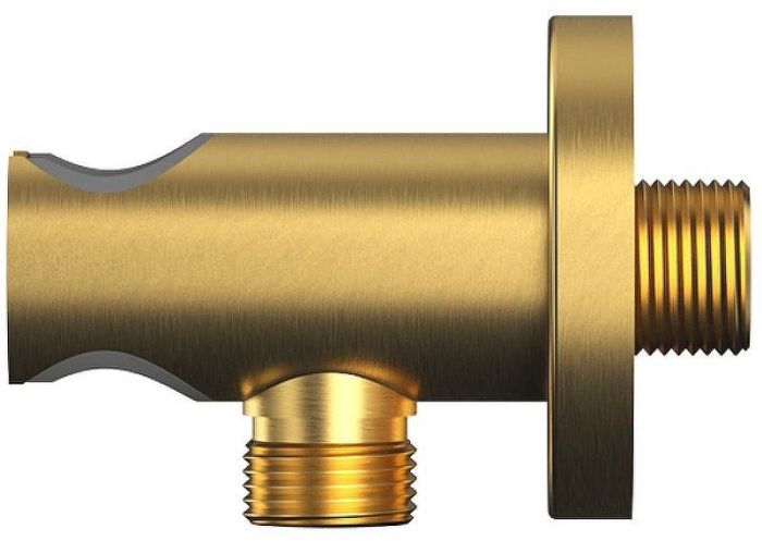 Смеситель для ванны Whitecross Y brushed gold YSET10GLB с термостатом Брашированное золото