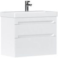 Тумба под раковину Equil Corner 70 tpCRNR70.2Y-06 подвесная цвет Белый