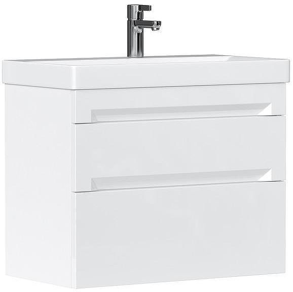 Тумба под раковину Equil Corner 70 tpCRNR70.2Y-06 подвесная цвет Белый
