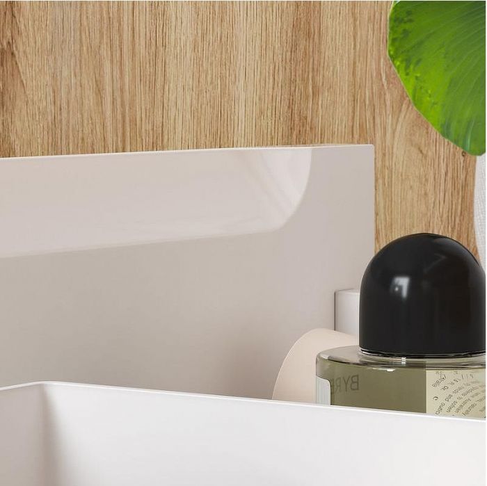 Тумба под раковину Equil Corner 70 tpCRNR70.2Y-06 подвесная цвет Белый