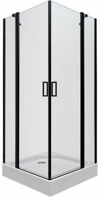Душевой уголок Triton Тау-Блэк 90х90 Щ0000054038 профиль Черный стекло прозрачное