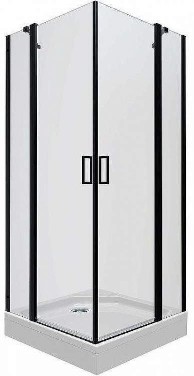Душевой уголок Triton Тау-Блэк 90х90 Щ0000054038 профиль Черный стекло прозрачное Душевой уголок Triton Тау-Блэк 90х90 Щ0000054038 профиль Черный стекло прозрачное