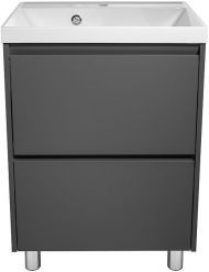 Тумба под раковину Stella Polar Борнео 70 SP-00001386 цвет Графит матовый