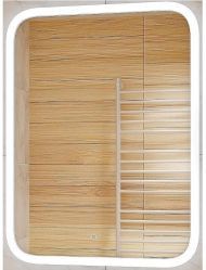 Зеркало Континент Glamour 500х700 ЗЛП243 с подсветкой с сенсорным выключателем