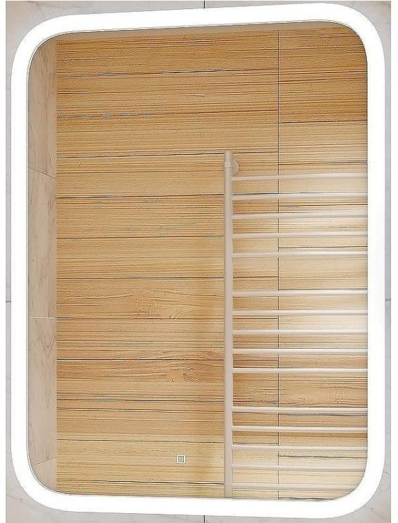 Зеркало Континент Glamour 500х700 ЗЛП243 с подсветкой с сенсорным выключателем