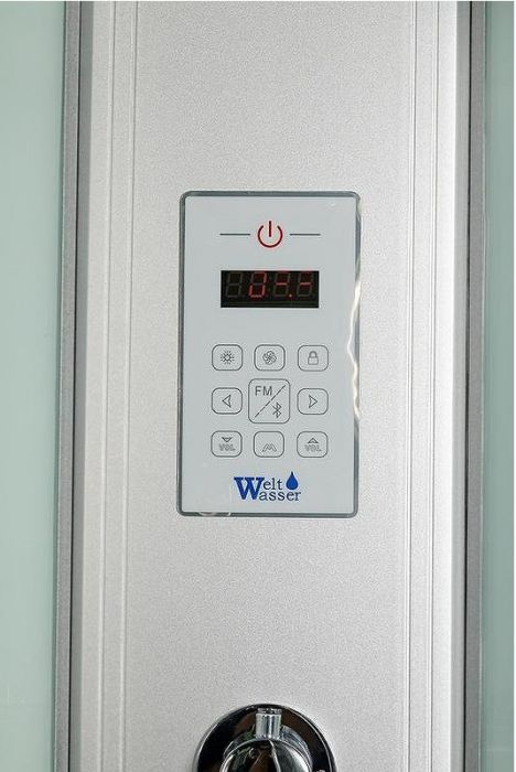 Душевая кабина WeltWasser WW500 Werra 804 80x80 10000003231 профиль Хром стекло прозрачное