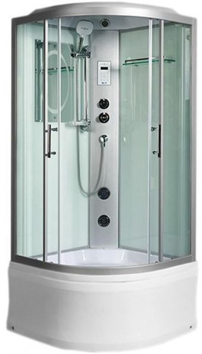 Душевая кабина WeltWasser WW500 Halle 904 90x90 10000003248 профиль Хром стекло прозрачное