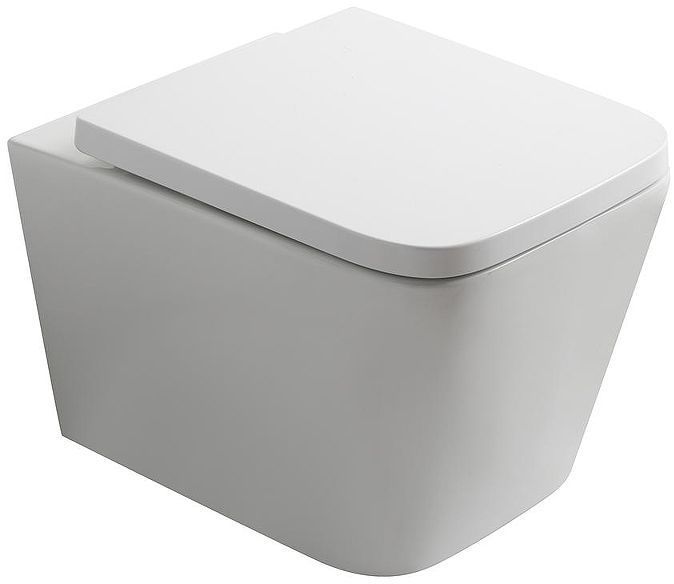 Унитаз Veconi Pulo VPU-51T подвесной цвет Белый глянцевый с сиденьем Микролифт