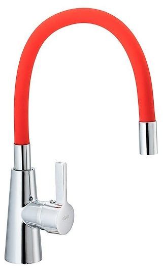 Смеситель для кухни Ekko E4205-E58 цвет Хром Красный