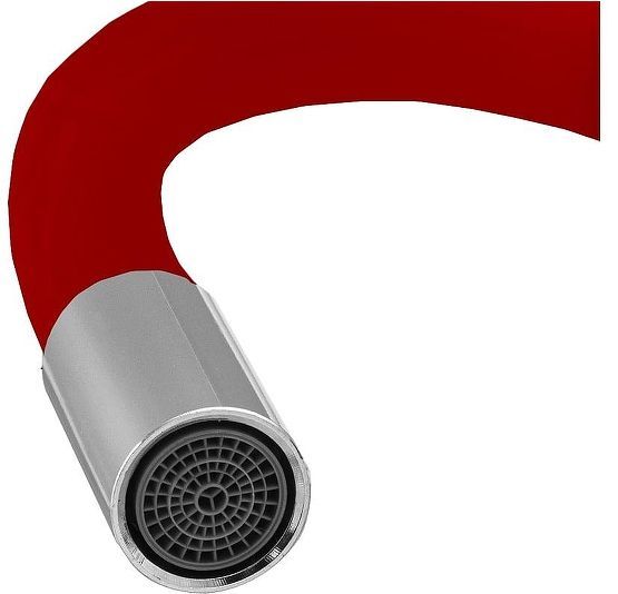 Смеситель для кухни Ekko E4205-E58 цвет Хром Красный