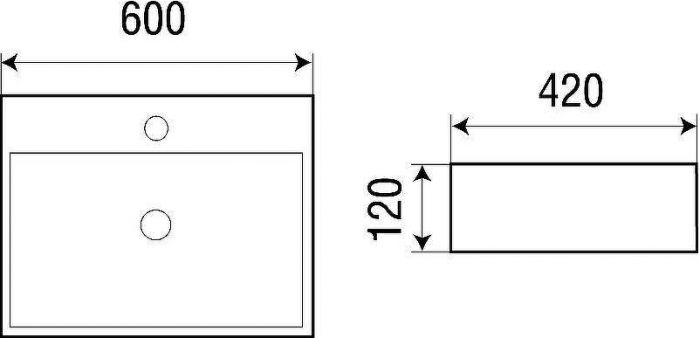 Раковина WeltWasser Elbach 2173 MBL 60 10000004506 Голубой матовый
