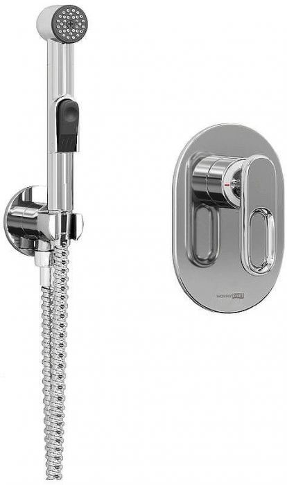 Гигиенический душ со смесителем WasserKRAFT Kammel A111857 Хром
