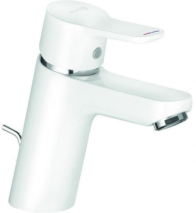 Смеситель для раковины Kludi Pure Easy 373829165 Белый Хром