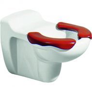 Унитаз Geberit Bambini подвесной для детей 6л, горизонтальный выпуск, накладка для сиденья красная [201710000]