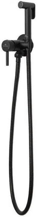 Гигиенический душ со смесителем Grocenberg GB001BL Черный матовый