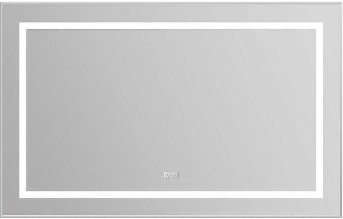 Зеркало BelBagno Kraft 108.5 SPC-KRAFT-1085-685-TCH-WARM с подсветкой с подогревом Сатин с сенсорным выключателем