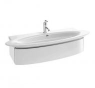 Тумба подвесная Presquile, цвет белый бриллиант, лак, 110 см, [EB1101-G1C]