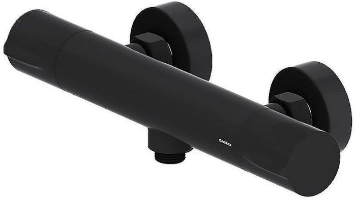 Смеситель для душа Damixa Scandinavian Pure 366000300 с термостатом Черный матовый