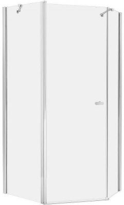 Душевой уголок New Trendy New Soleo Chrome 100х80 K-0739 профиль Хром стекло прозрачное