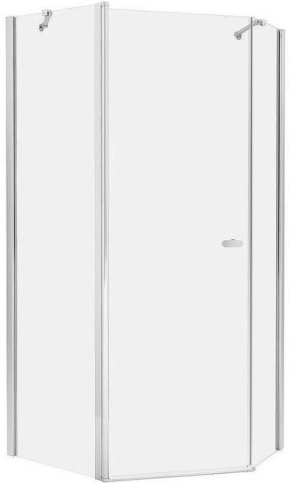 Душевой уголок New Trendy New Soleo Chrome 100х80 K-0739 профиль Хром стекло прозрачное