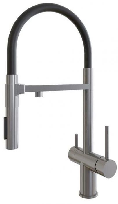 Смеситель для кухни Grandex Aqua Choice-S 902015 цвет Сатин