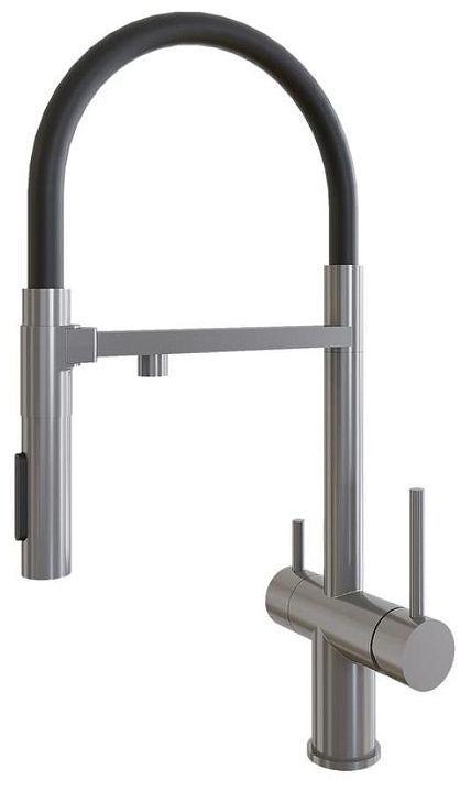 Смеситель для кухни Grandex Aqua Choice-S 902015 цвет Сатин