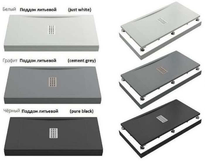 Душевой поддон из искусственного камня Creto Etna 120x90 2-0036 Белый