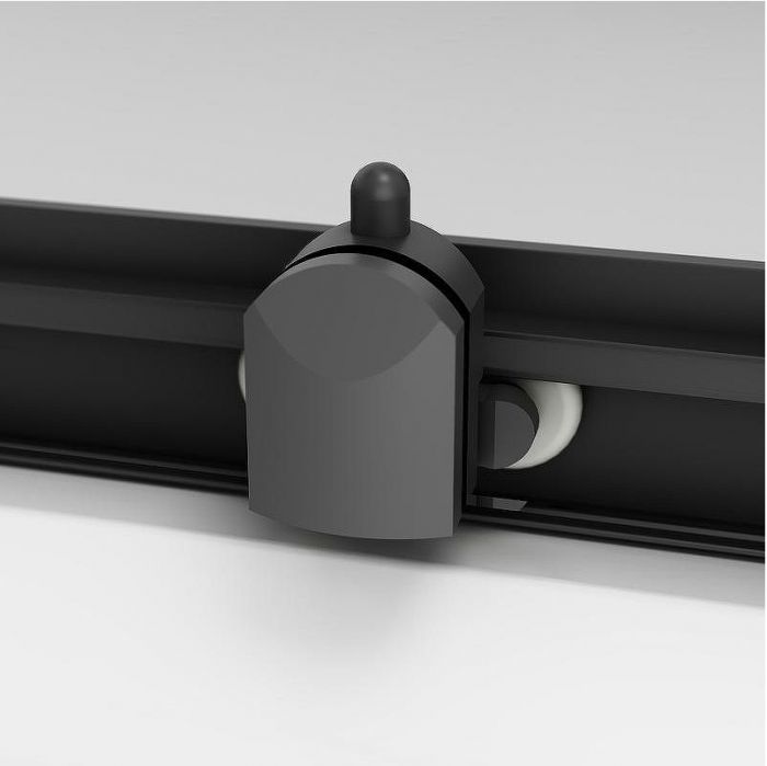 Комплект душевого уголка с душевой системой и аксессуарами AM.PM Gem 90x90 WK90EO профиль Черный матовый стекло прозрачное