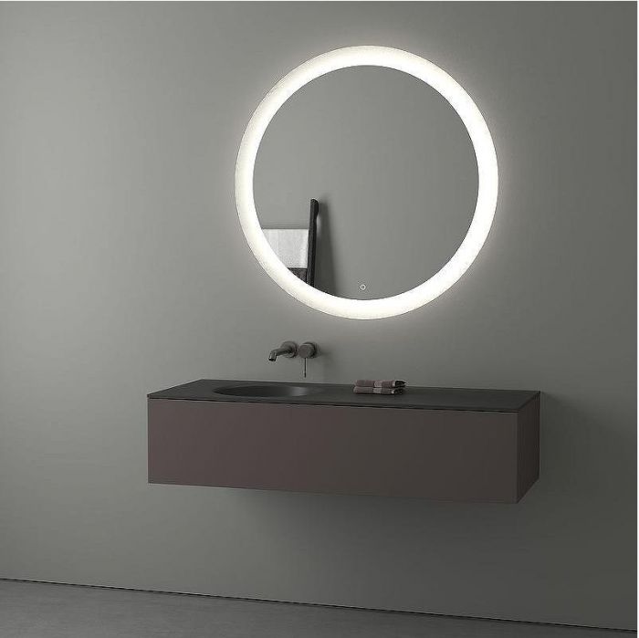 Зеркало Evoform Ledshine d100 BY 2627 с подсветкой 25.5 W - сенсорный выключатель - нейтральный белый свет