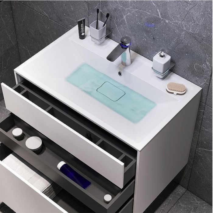 Тумба под раковину AM.PM Inspire V2.0 80 M50AFHX0803WM подвесная Белая матовая