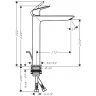 Hansgrohe Logis Смеситель для раковины, 1 отв., с донным клапаном, цвет: хром
