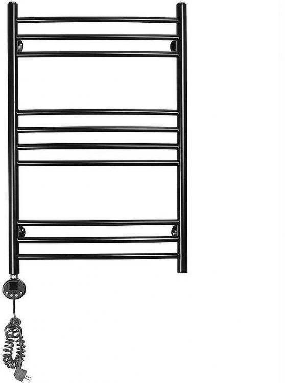 Электрический полотенцесушитель Domoterm Калипсо П10 500x800 EL Черный матовый